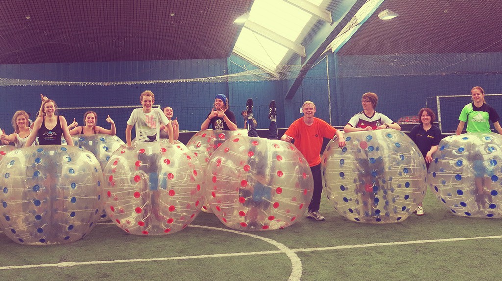 Schulklassen bubbleball Sportpark gelsenkirchen inst